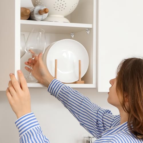 50 Pcs Shelf Support Pegs, Clear Plastic Cabinet Shelf Pegs, 2.9mm Small Shelf Pins for Cabinets Without Preset Shelf Holes Require Self-Drilling