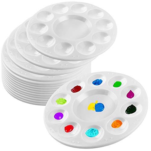 32 PCS Paint Tray Palettes, Plastic Paint Palettes for Students or Kids