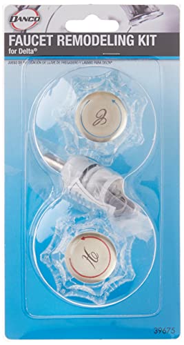 Danco Complete Faucet Rebuild Trim Kit for Delta/Delex Faucets, Acrylic, 1 Kit (39675)
