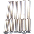6pcs 1/8" Cut Off Wheel Screw Mandrel Set, HSS Mandrel Holder Compatible with Most Rotary Tool Bit