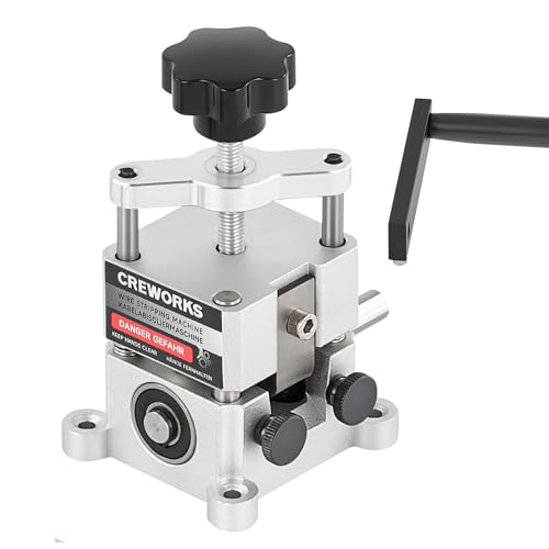 CREWORKS Wire Stripper Machine 0.06"-1" Drill Compatible for Recycling