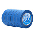 Blue Painters Tape, 6 Rolls Paint Tape 1 Inch Wide (0.98 in. x 55 Yds) Blue Masking Tape Protects Surfaces, Painter's Tape for Indoor and Outdoor Use, Easy Removal (6PCS)