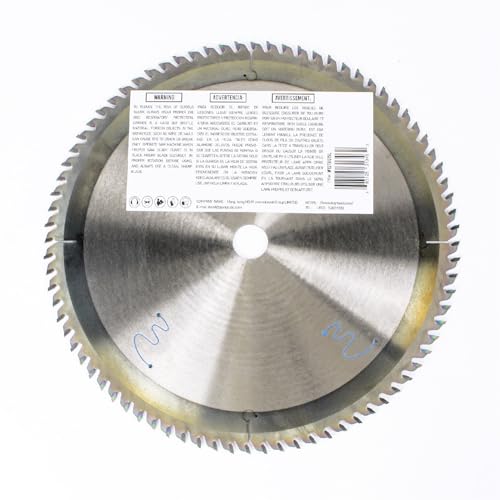 Woodworking Circular Saw Blades 2-Pack 12", Arbor 1", Framing/General Wood, Special Anti-Heat Adhesion Coating on Cutting Edges, High Finish, Long Life, 12" 80 Teeth & 100 Teeth -TA - size: 12" 80T+12" 100T
