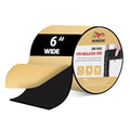 DEMEDO Pipe Insulation Tape, Pipe Wrap Insulation Foam Tape Self Adhesive, Outdoor Water Pipe Insulation Roll for HVAC, AC Line Insulation, 6 inch x 16.5 FT Heat Tape for Water Pipe, Black - style: 6" wide x 1/8" thick x 16.5ft long