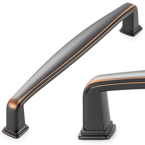 KOOFIZO 10 Pack 5 in Oil Rubbed Bronze Cabinet Pulls, Drawer Handles 1817 - color: Oil Rubbed Bronze, size: 5" CC - 10Pcs