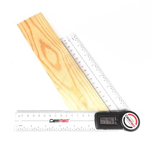 GemRed Digital Protractor Enhanced ABS Ruler - color: Transparent