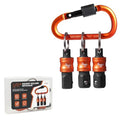 1/2" Socket Holder Keychain 3PCS Set,Drive Quick-Release & Lock Organizer - size: 3PCS-1/2'