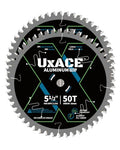 5-1/2-Inch 50-Tooth Circular Saw Blade, 10 mm Arbor, Aluminum, Non-Ferrous Metal Cutting Blade, Carbide Tip, Thin Kerf, for Thin Aluminum, Plastic, Composite, 2 Pack - size: 5-1/2", 3/8" Arbor, 50T, 2pc