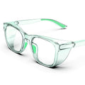 Safety Glasses Anti-Fog Eye Protection Blue Light Blocking Glasses for Women Men - color: Green