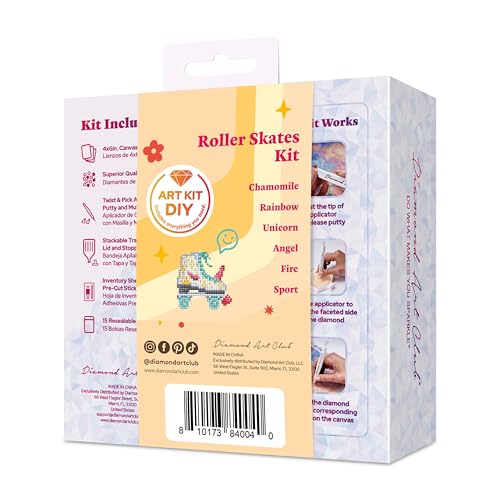 DIAMOND ART CLUB Mini Dazzles - Roller Skates Diamond Art Kits for Adults - color: Roller Skates