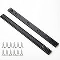 Ravinte Matte Black Soft Close Drawer Slides 24 Inch 1 Pairs 2 Pack - color: Black, size: 24 Inch