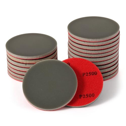 MAXMAN 20Pcs Sanding Sponge Set, 3" Foam Sanding Pads, 2500Grit for Wood - style: 2500 Grit