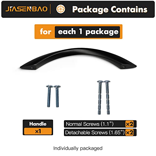 Black Cabinet Pulls 5 Inch Arch Twisted Matte Black Handles Drawer Kitchen Cupboard Bathroom Dresser Cabinet Hardware Zinc Alloy 10 Pack - color: Black, size: 5 Inch Hole Centers