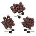 TEMO 51p 1/4" 3/8" 1/2" Sand Drum 60 Grit Coarse for Dremel Rotary Tool - size: mixed #60