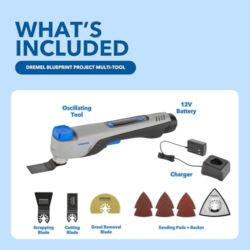 Dremel Blueprint 12V Bundle - Brushless Project Multi-Tool with Integrated Application Selector + Compact Circular Saw with Integrated Laser Guide