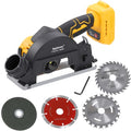 Brushless Mini Circular Saw for DEWALT 20V Battery, 2-in-1 Cutter & Grinder
