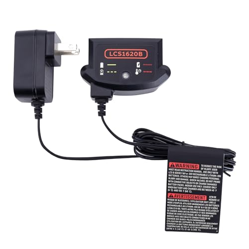 LCS1620B Compatible with Black and Decker 20V MAX Lithium Battery Charger