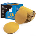 S SATC 100 Grit Sandpaper Roll 100 PCS 6 Inch Round Sanding Discs Aluminum Oxide Sandpaper Discs with Adhesive Back for Wood, Auto Body Repair, Paint, Metal, and Plastic - style: 100 Grit