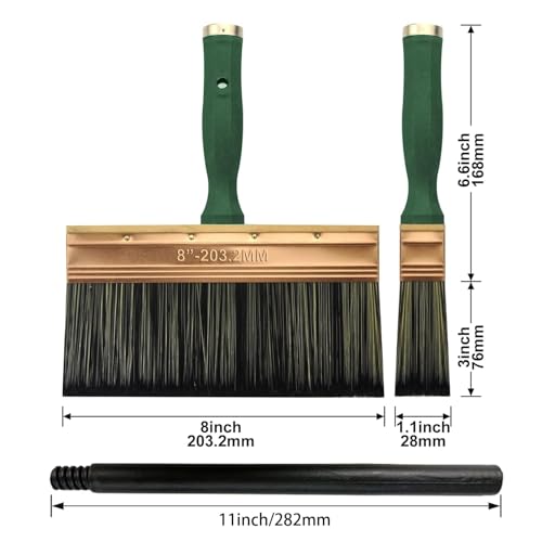 King Origin Deck Stain Brush, 8 Inch Deck Paint Brush - size: 8-Inch