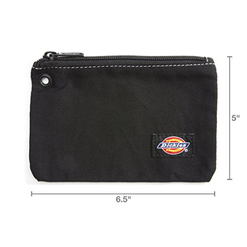 Dickies Set of 3 Small Canvas Utility Pouches, Zippered, for Organizing Small Tools and Fasteners, Black - color: Black