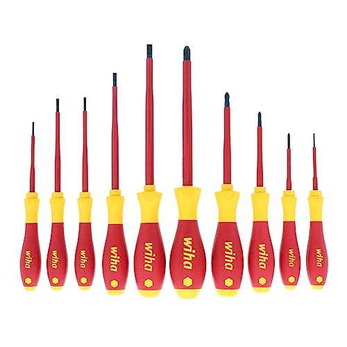 Wiha 32093 10 Piece Insulated SoftFinish Screwdriver Set