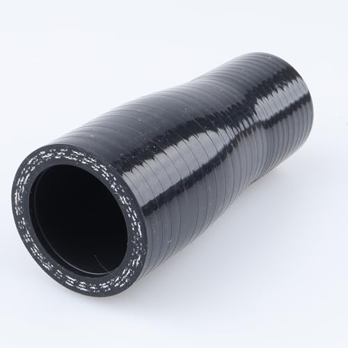 AC PERFORMANCE ID 1" to 3/4" Straight Silicone Hose Reducer Black - color: Black, size: ID 1" to 3/4" (25mm to 19mm)