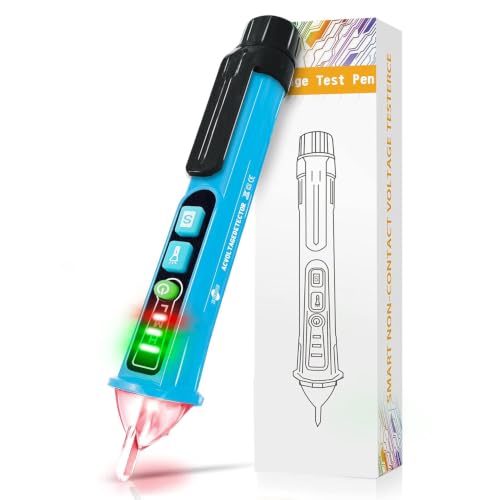 Non Contact Voltage Tester(Light Blue) - color: Light Blue Voltage test pen