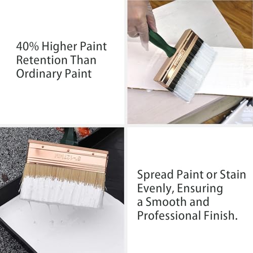 King Origin Deck Stain Brush Set, 3 Pack 4", 5", 6" - size: 4/5/6-Inch