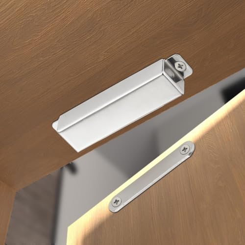 2 Pack | Heavy-Duty Magnetic Door Catch - 90lb Pull Force, Stainless Steel, Anti-Rust, Ideal for Screen Door, Pantry Door, Barn and RV Doors. - size: Large-90Lbs