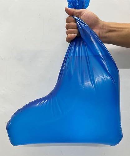 Fancystyle Pack of 800 Disposable Thicker Boot and Shoe Covers 19 inch Tall - color: Blue, size: 400 Pairs(800)
