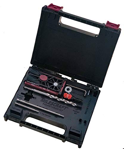 Milescraft Pocket Jig200 Pocket Hole Kit, Red