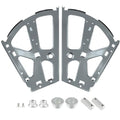 2 Layers Shoes Drawer Cabinet Hinges Flip Frames, Grey, 1 Pair - color: Gray, size: 2 Layers