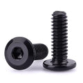 1/4-20 x 5/8" Black Hex Socket Head Cap Screws, 304 Stainless Steel 18-8, Furniture Bolts, Connector Screws, Black Coated, Full Thread, 25 PCS - size: 1/4-20 x 5/8"