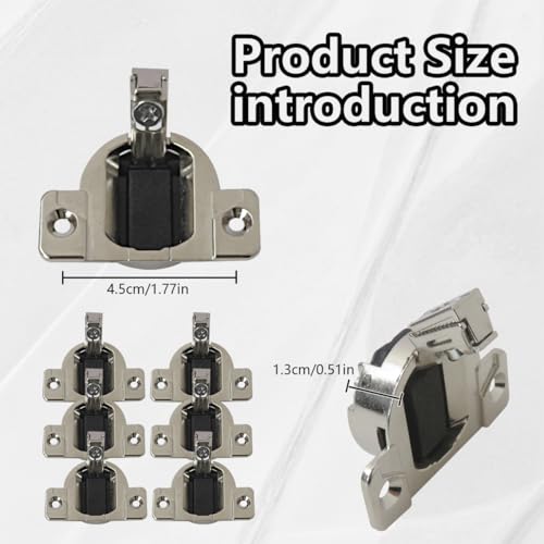8-Pack Self Closing Hinges Compatible with for Blum 32.160-01.01, 30.460, 32.160, 32.460, 32.260, 30310-1102, 30.310, PA66 Compact 33 Cabinet Systems