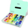 HIMI Gouache Paint Set, 112 Colors x 0.45 oz, Twin Jelly Cup, Non-Toxic - color: 112 colors
