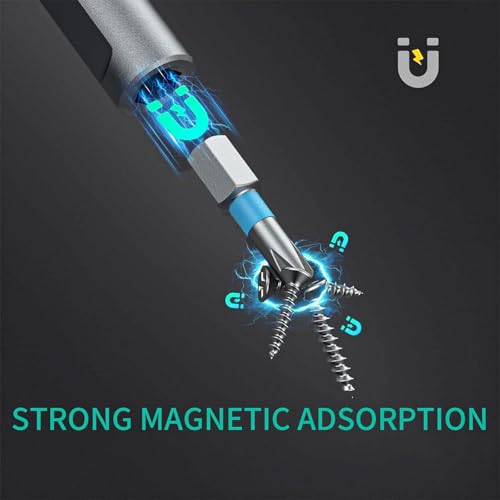 24 in 1 Magnetic Screwdriver Set, DIY Ratchet Screwdriver Set, Multi Bit Magnetic Drive Set with Detachable Ratchet Handle, Portable Precision Repair Tool Kit for Furniture Computer Bicycle