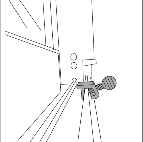 QCAA Sliding Window Security Lock, Aluminum, Sliver, 12 Pack, Made in Taiwan - color: Silver, size: 12pack