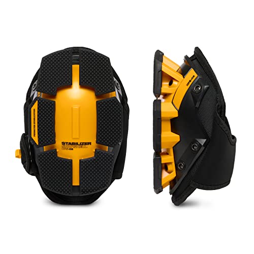 ToughBuilt - GelFit Stabilizer Knee Pads, SnapShell, TB-KP-G205 - size: GelFit Stabilizer (Black/Yellow)