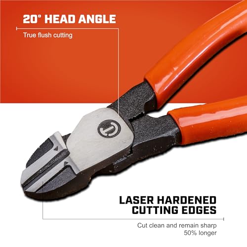 Crescent 6" Diagonal Cutting Plier Dipped Handle | Z5426-06