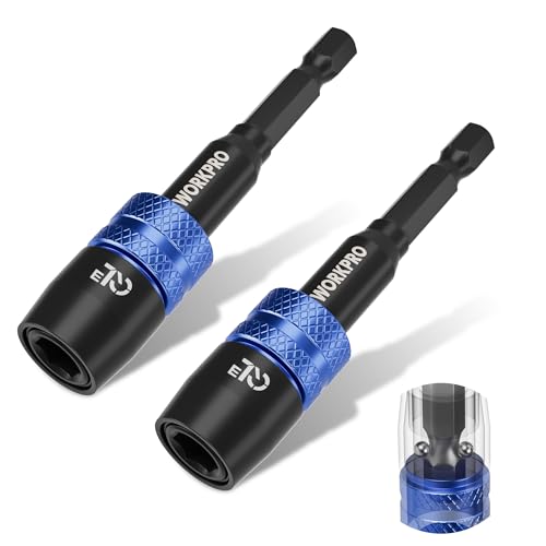 WORKPRO 2-Piece 3" Drill Screwdriver Bit Holder for Impact Driver Bits - style: 3"+3"