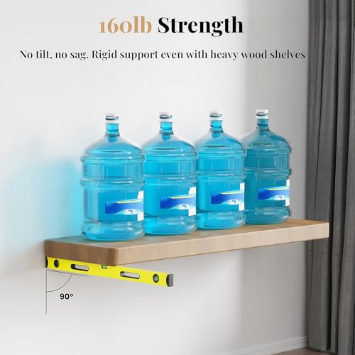 6pcs Wall Shelf Brackets Heavy Duty Floating Shelf Bracket Hidden,Invisible Black Shelving Brackets Decorative Floating Shelf Hardware Heavy Duty,Metal Shelf Support Bracket(10"-6pcs) - size: 10 inch-6pcs