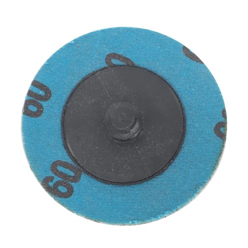 waltyotur 50pcs Quick Change Disc Set, Heavy Duty Sanding Discs with 1/4" Holder, Aluminum Oxide, 60Grit, 2 inch Sanding Discs for Surface Treatment, Polishing and Grinding, Deburring