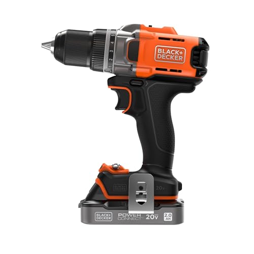 BLACK+DECKER Cordless Drill Driver, Power Drill with Battery and Charger Included, 20V MAX POWERCONNECT (BCD382DS1) - style: NEW Cordless Drill Driver Kit