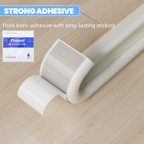 33ft White V-Shape Small Weather Stripping Door Frame Seal - color: White, size: 33 FT