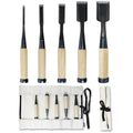 KAKURI Japanese Wood Chisel Set 5-Piece for Woodworking, Yellow Steel #2