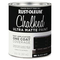 Rust-Oleum Chalked All-in-One Ultra Matte Black Abyss Spray Paint - color: Black Abyss, size: 30 Ounce (Pack of 1)