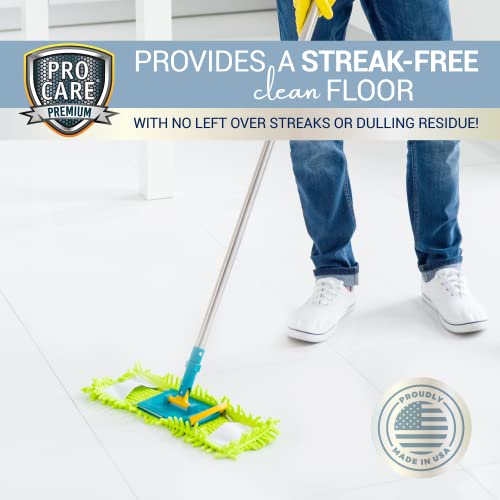 ProCare Floor Cleaner (Made in USA) | Streak-free Cleaner for Tile, Stone, Laminate, Vinyl & Natural Wood Floor Cleaner for Mopping, Household Supplies, Cleaning Solution with Citrus Aroma - 1 Gallon - size: 128 Fl Oz (Pack of 1)