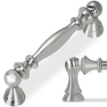 10 Pack 3-3/4 Inch(96mm) Kitchen Cabinet Handles Brushed Satin Nickel Cabinet Pulls Zinc Alloy Drawer Pulls Solid Kitchen Hardware - color: Brushed Satin Nickel, size: 3-3/4'' Hole Center(96mm)