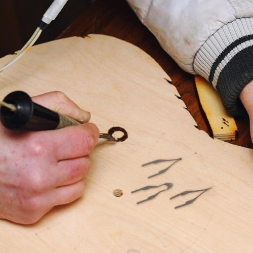OHPHCALL Wood Burning Tips 3Pcs Replacement Pyrography Pen Nibs for Detailed and Large Crafts Compatible with Wood Burner Tools and Heating Pens