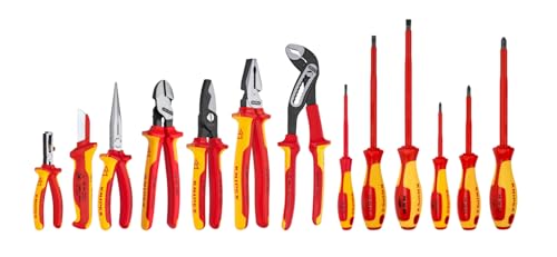 KNIPEX Tools 9K 00 80 03 US 1,000V Electricians Insulated Tool Set In Pouch (13 Piece)